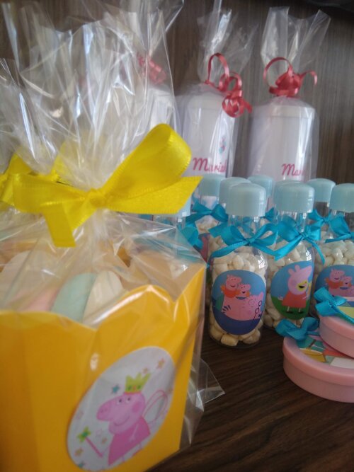50 unidades kit festa temático lembrançinhas