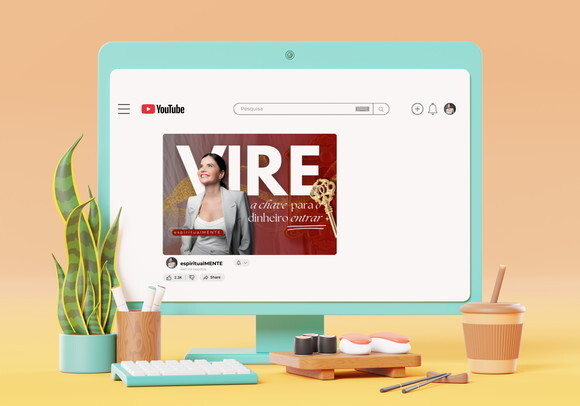 10 Thumbnails Profissionais para Youtube Arte Personalizada