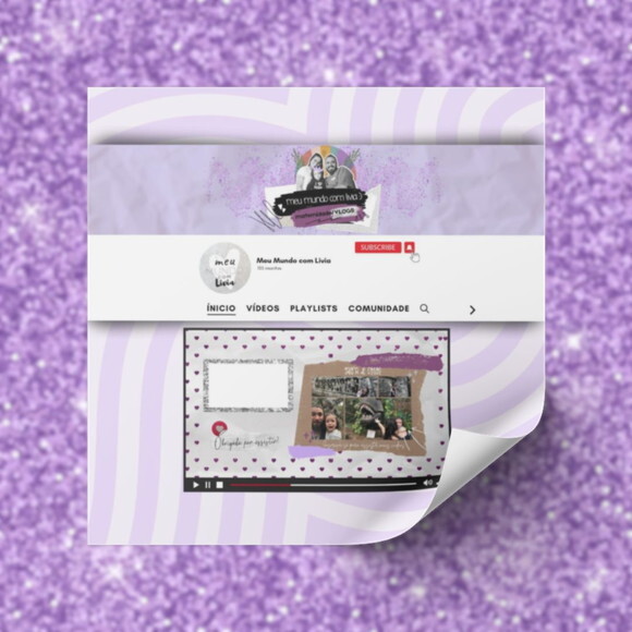 Capa Youtube + Capa Final de Vídeo Youtube Personalizado