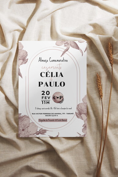 Convite Casamento Personalizado Interativo + Logo Iniciais
