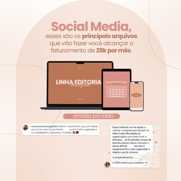 Pack Completo Arquivos Social Media - 40 Arquivos Prof.