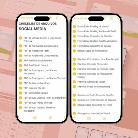 Pack Completo Arquivos Social Media - 40 Arquivos Prof.