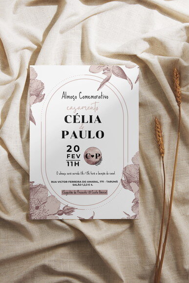 Convite Casamento Personalizado Interativo + Logo Iniciais
