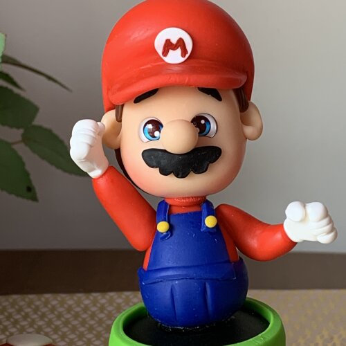 Topo de Bolo Super Mario Personalizado em Biscuit