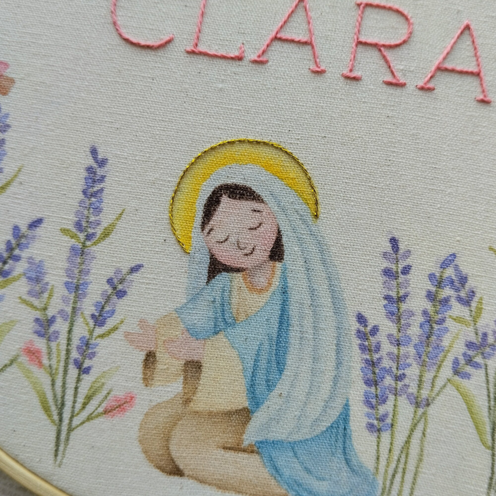 Quadro Nossa Senhora Maria Decoração Menina