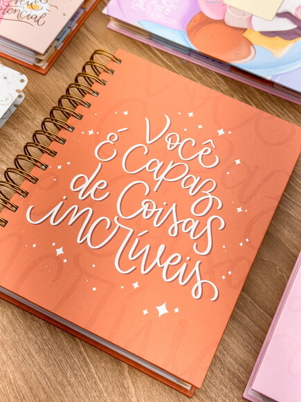 Agenda Planner Personalizado A5 Você Faz a Capa