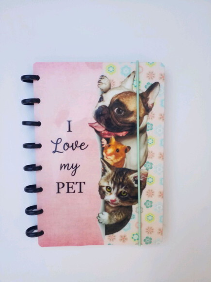 Caderno de disco A5 Love Pet 1