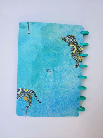 Caderno de disco A5 Love Pet 2 Cachorro Salsichinha