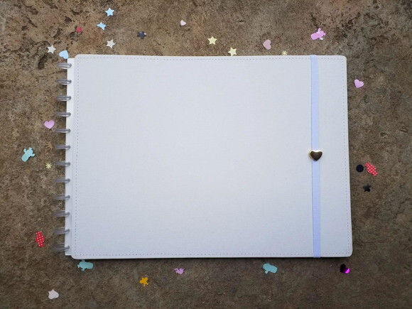 Caderno de Disco Gigante A3 SketchBook Capa Canvas Canson.