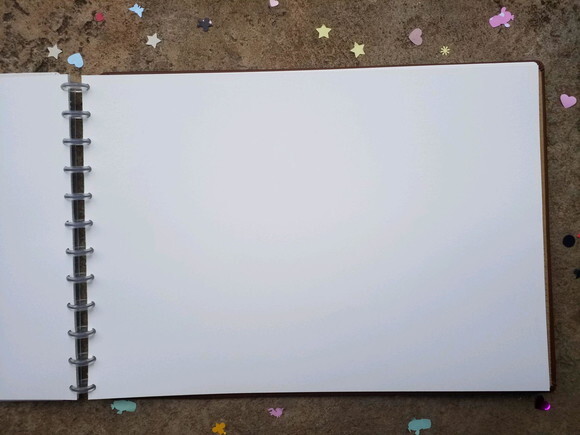 Caderno de Disco Gigante A3 SketchBook Capa Canvas Canson.