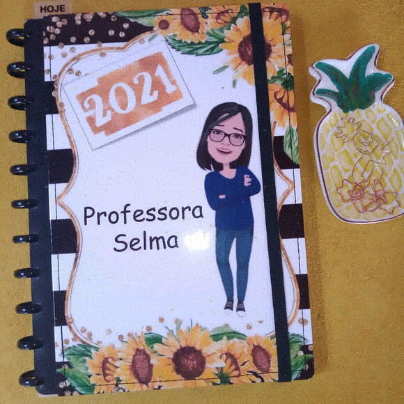 Caderno de Disco Personalizado m Colegial Inteligente
