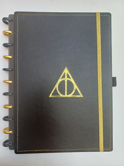 Caderno Harry Potter G - Universitário com Discos Grandes