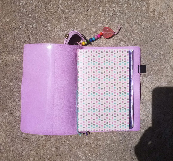 Traveler Notebook Midori Rosa Bebê C/3 Cadernos