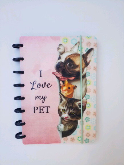 Caderno de disco A5 Love Pet 1