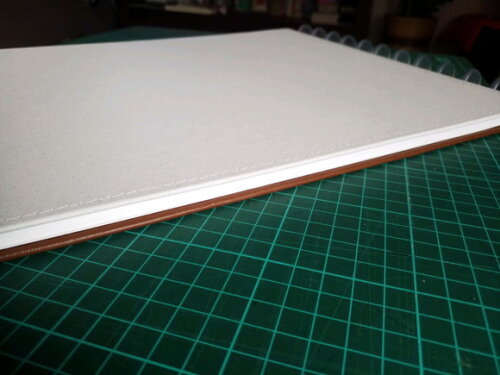 Caderno de Disco Gigante A3 SketchBook Capa Canvas Canson.