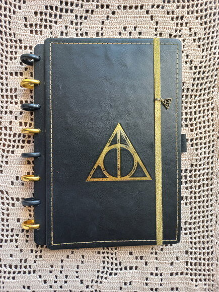 Caderno de Disco Harry Potter A5 Relíquias da Morte