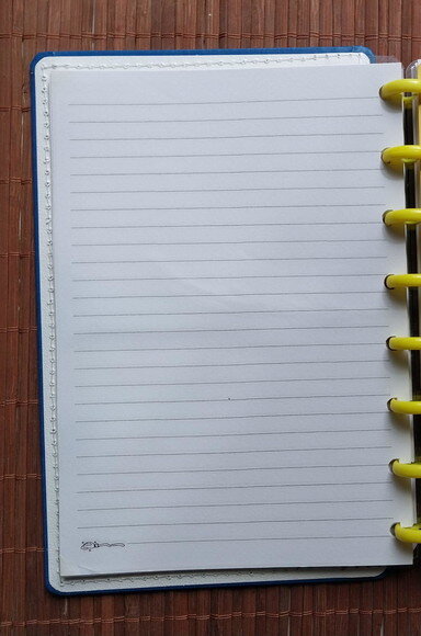 Refil para Caderno de Disco com 8 Furos Pautado