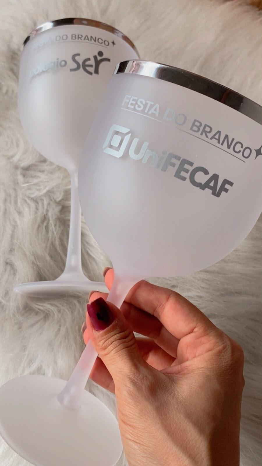 TAÇA GIN FOSCA INCOLOR COM BORDA 10 UN