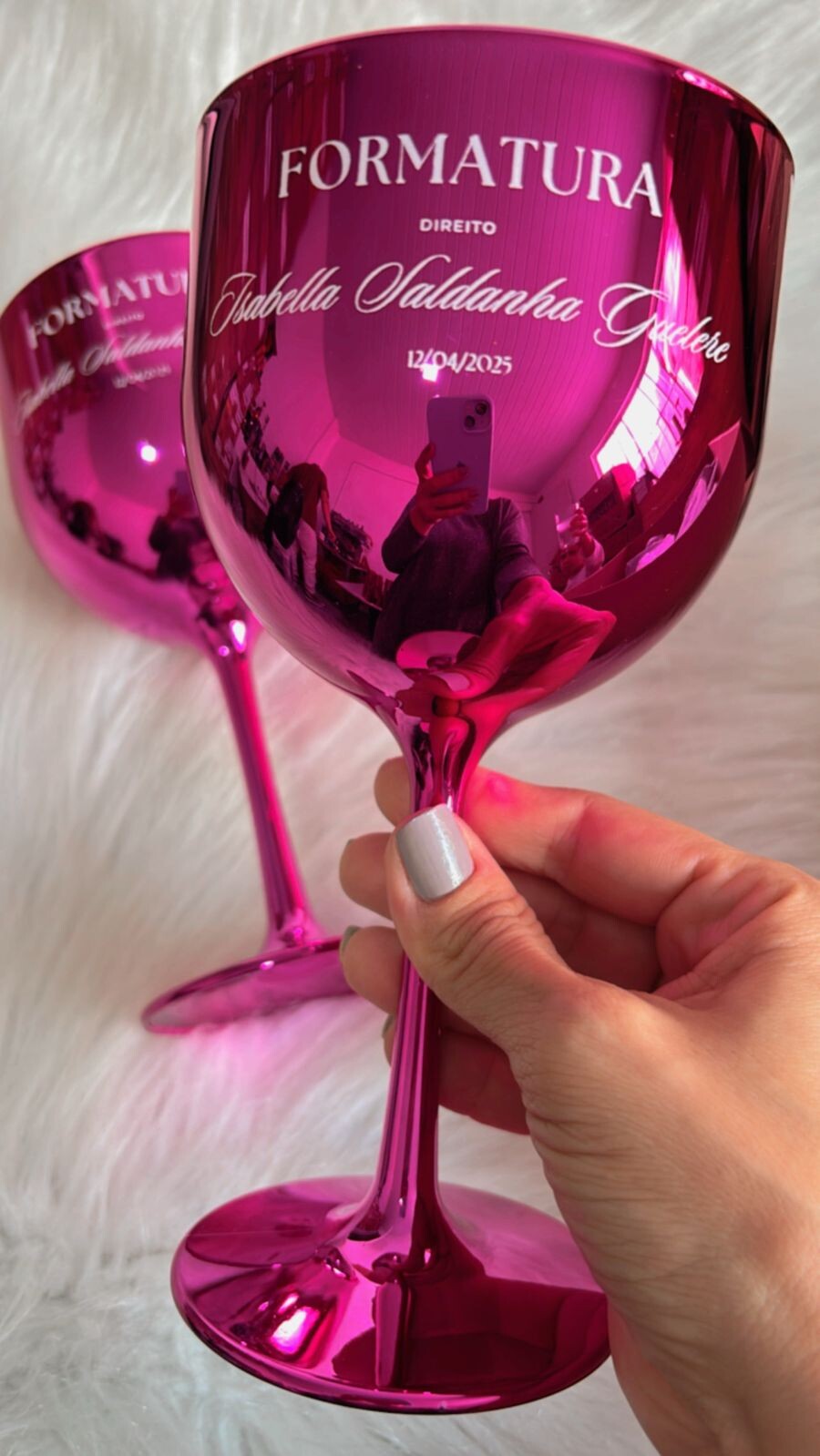 TAÇA GIN METALIZADA PREMIUM