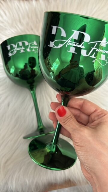 TAÇA GIN METALIZADA 10 UN