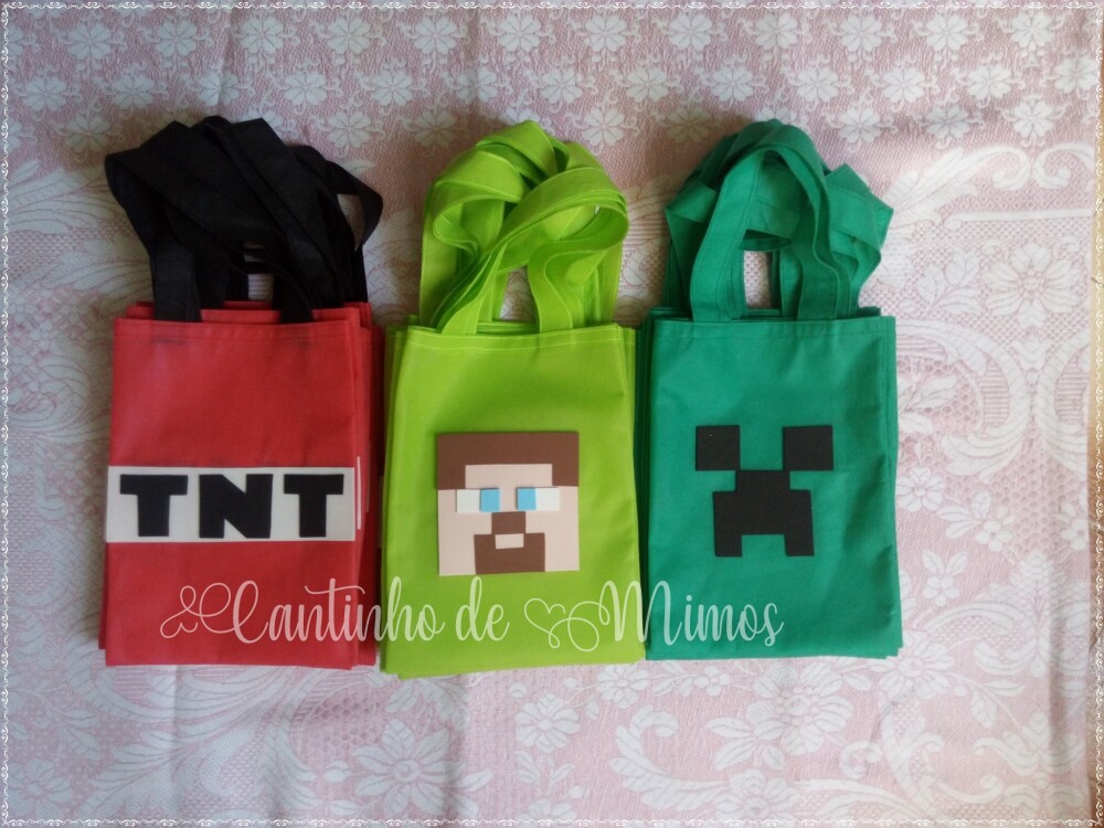 SACOLA PERSONALIZADA MINICRAFT