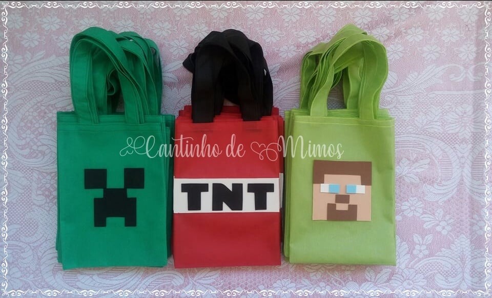 SACOLA PERSONALIZADA MINICRAFT