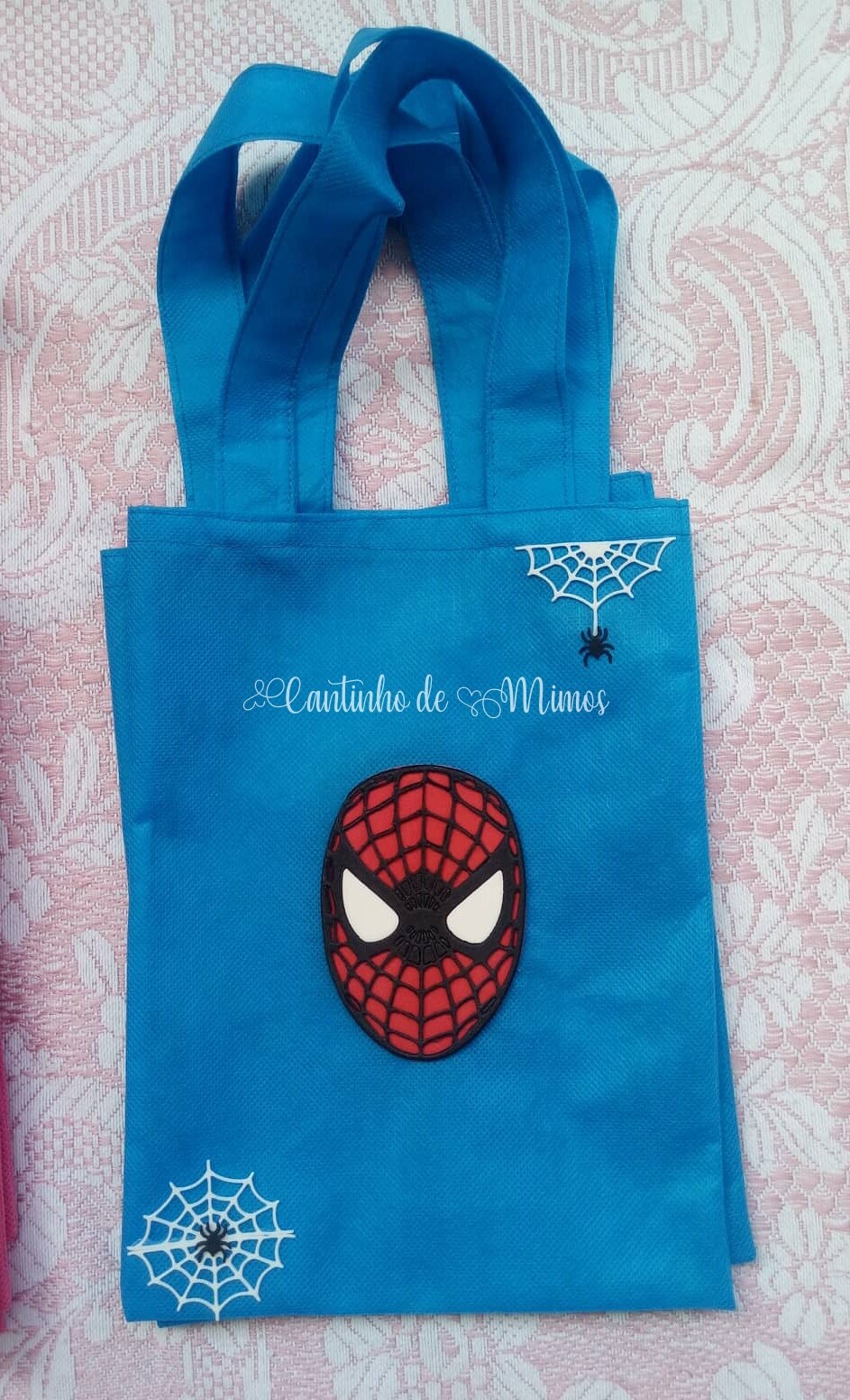 sacola personalizada homem aranha