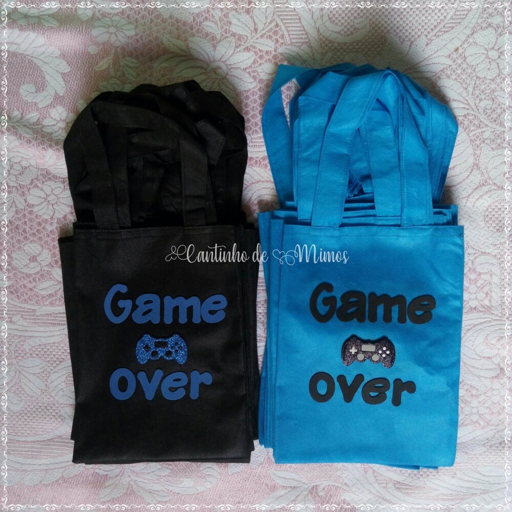 SACOLA PERSONALIZADA GAME