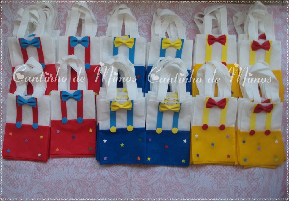 SACOLA PERSONALIZADA CIRCO/PALHAÇO