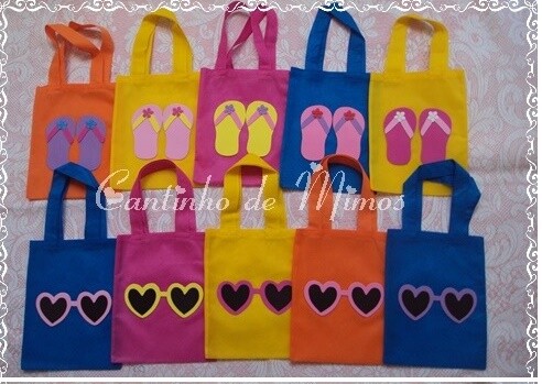 SACOLA PERSONALIZADA  PRAIA/SURF