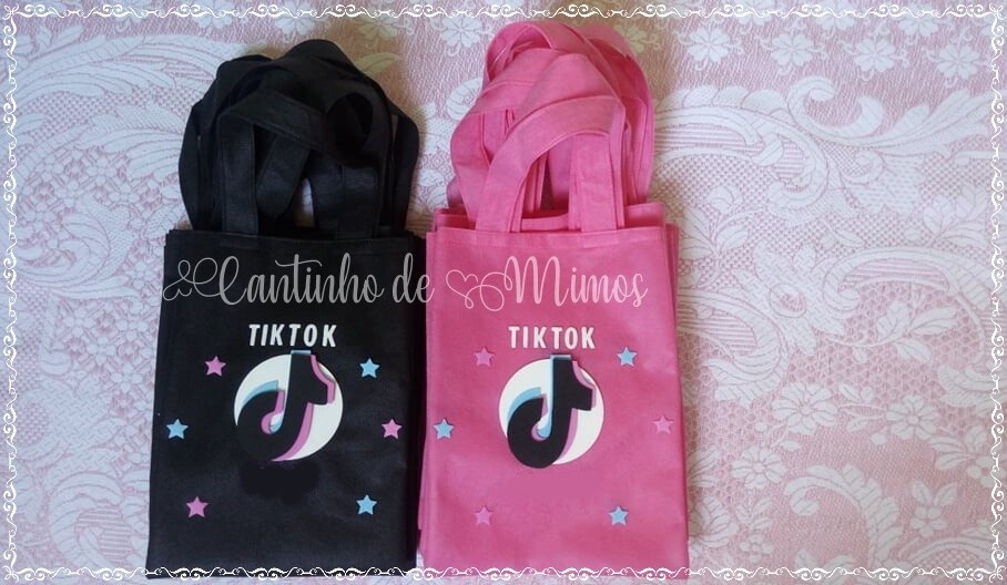 SACOLA PERSONALIZADA TIKTOK