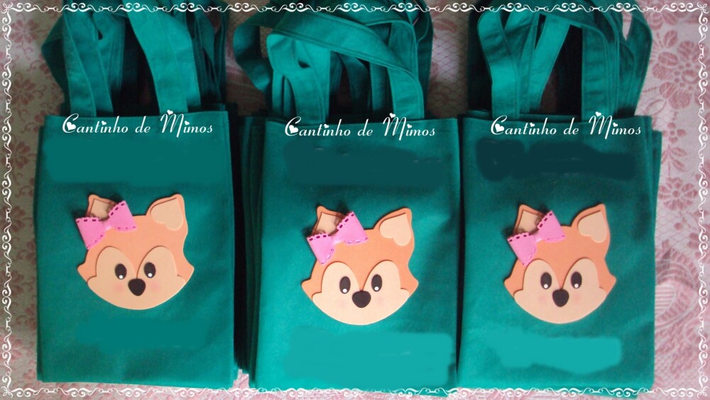 SACOLA PERSONALIZADA RAPOSINHA