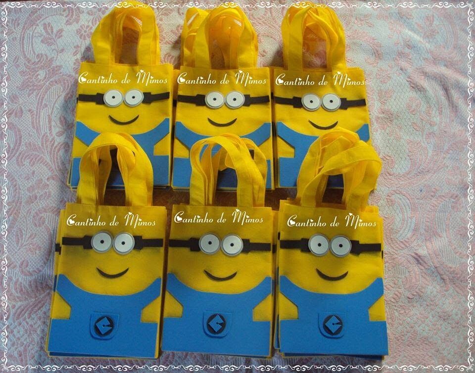 SACOLA PERSONALIZADA MINIONS