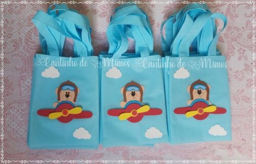 SACOLA PERSONALIZADA URSINHO VOADOR