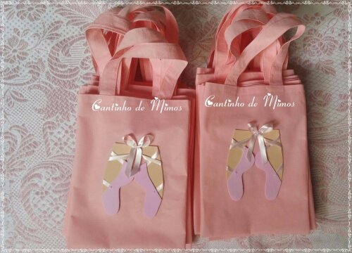 SACOLA PERSONALIZADA BAILARINA