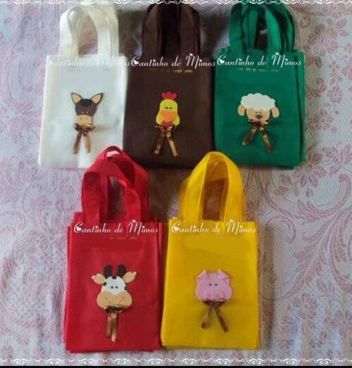 SACOLA PERSONALIZADA FAZENDINHA