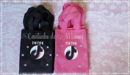 SACOLA PERSONALIZADA TIKTOK