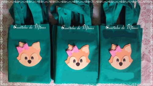 SACOLA PERSONALIZADA RAPOSINHA