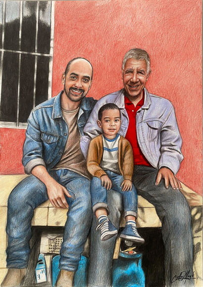 Desenho Realista Feito à Mão Sob Encomenda