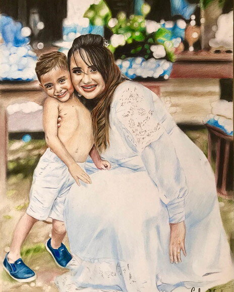 Desenho Realista Colorido Por Encomenda