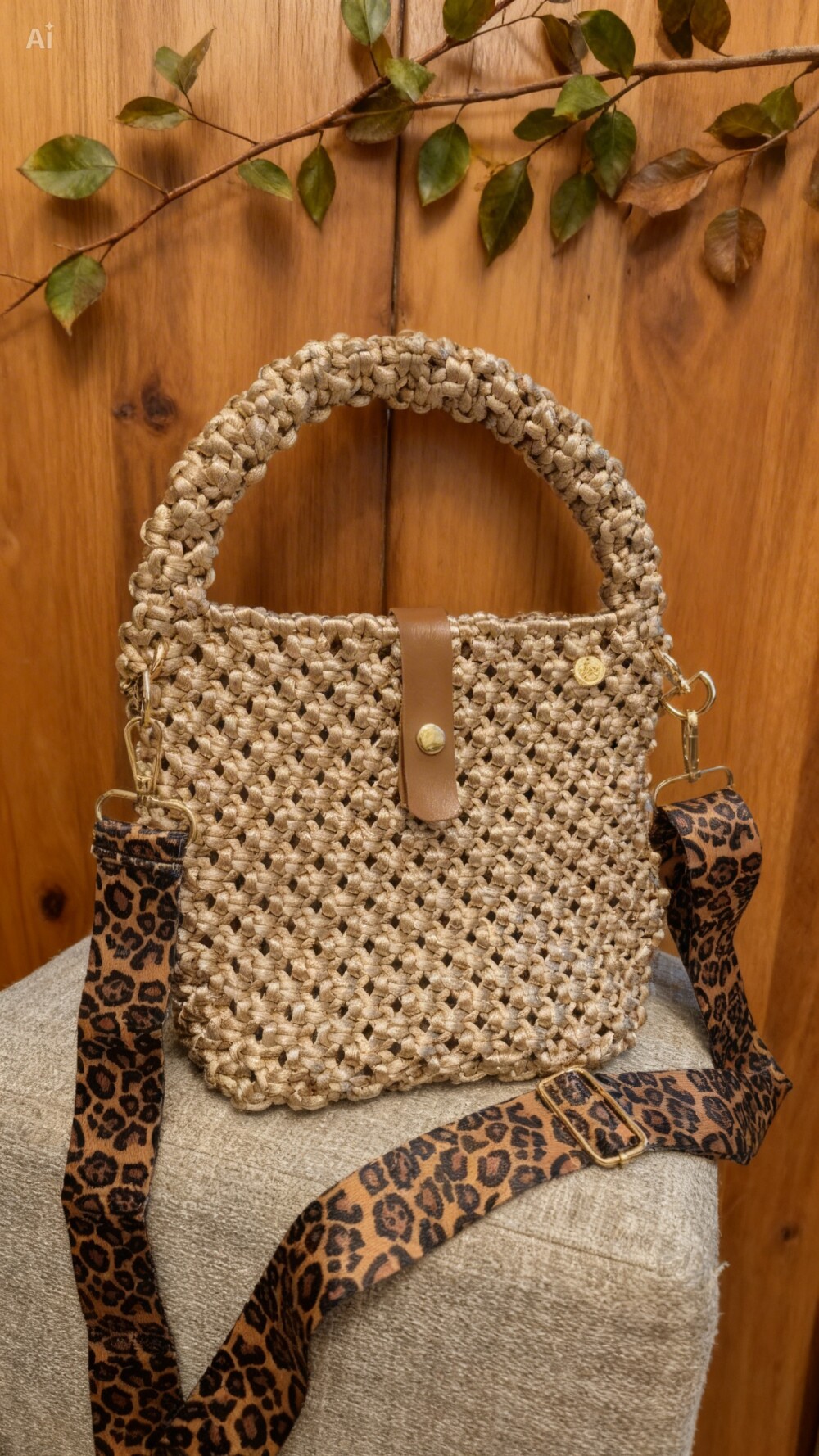 Bolsa Charme Premium Macramê