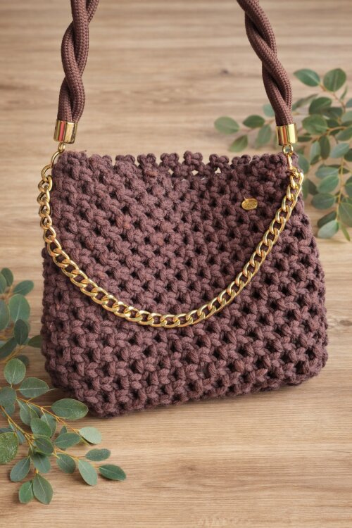 Bolsa Boreal Macramê