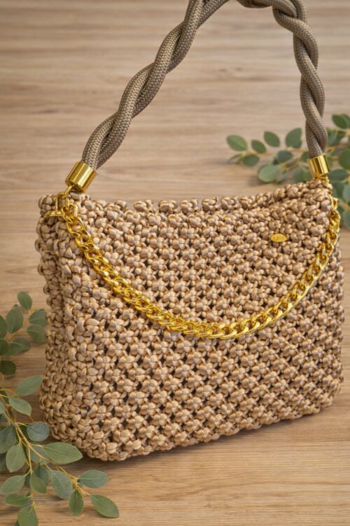 Bolsa Boreal Macramê