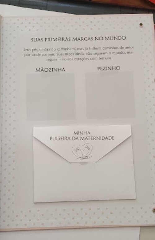 Caderneta de Gestante e Pasta Catalogo Floral Mãe e Bebê