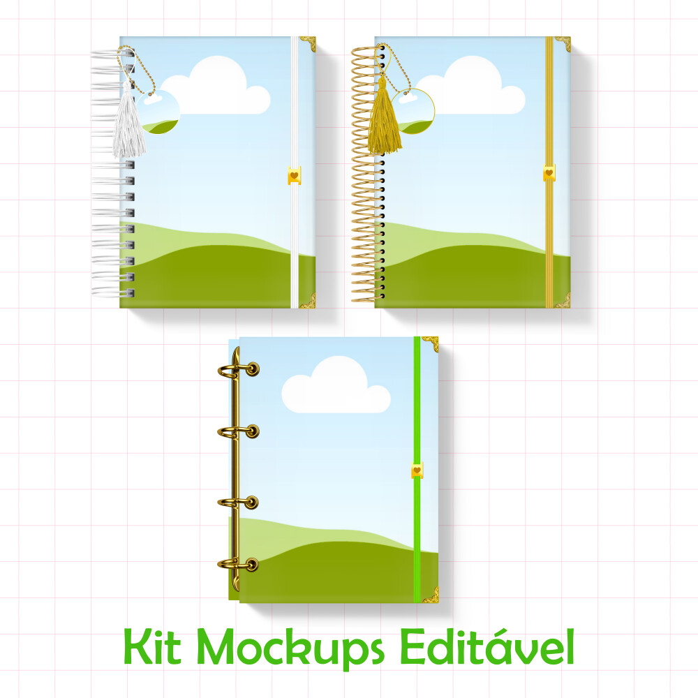 KIT DE MOCKUPS EDITÁVEIS NO CANVA