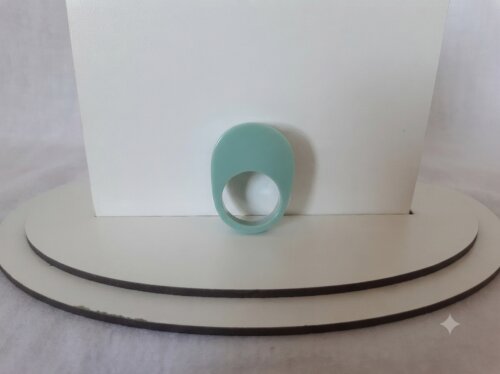 ANEL SERIE ECO FLUID EM RESINA DA RESINART ATELIÊ PIGMENTADO EM 