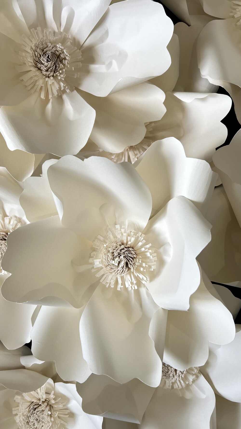 Kit floral em papel (9 unidades)