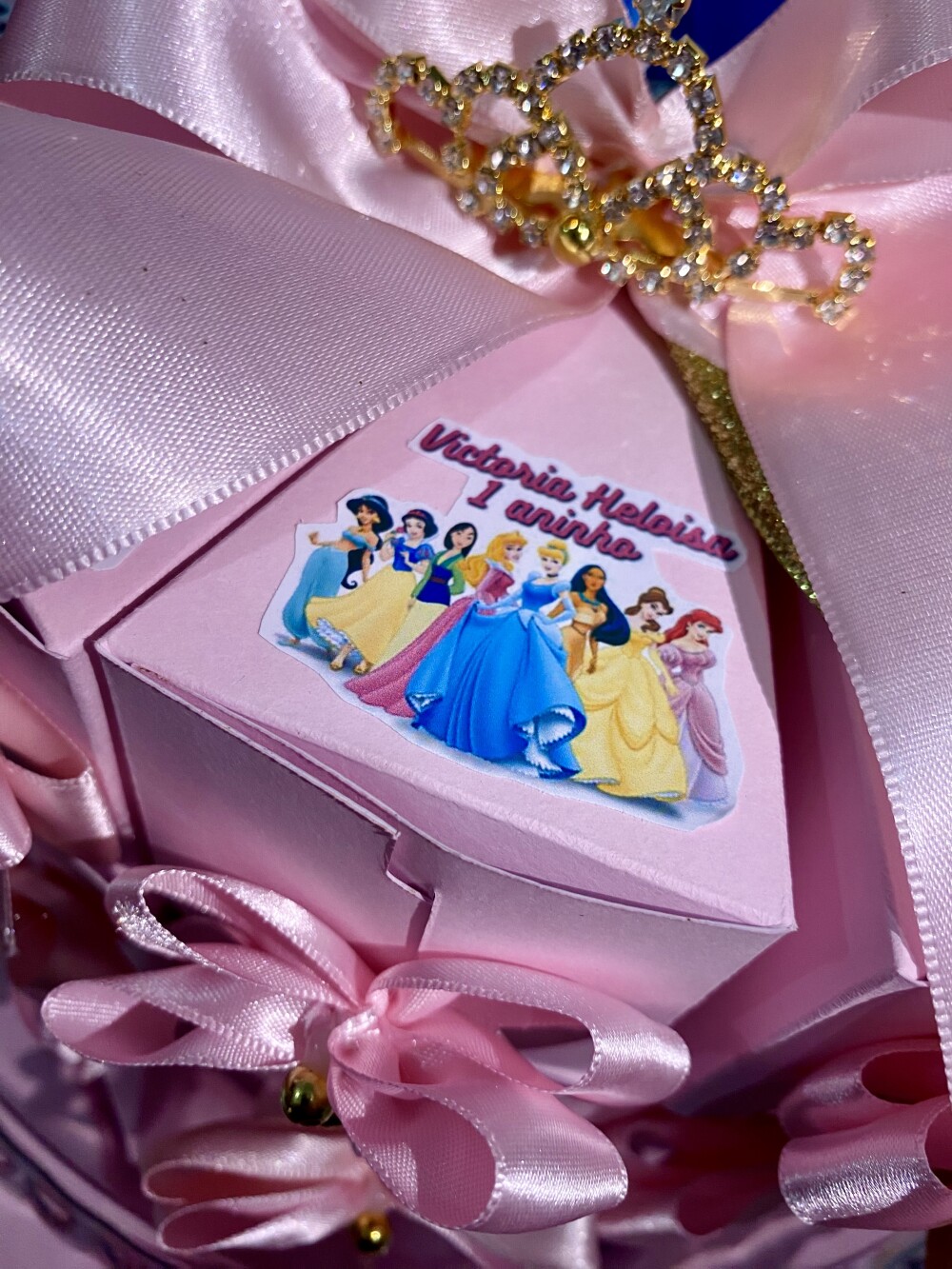 Bolo de caixas Princesas