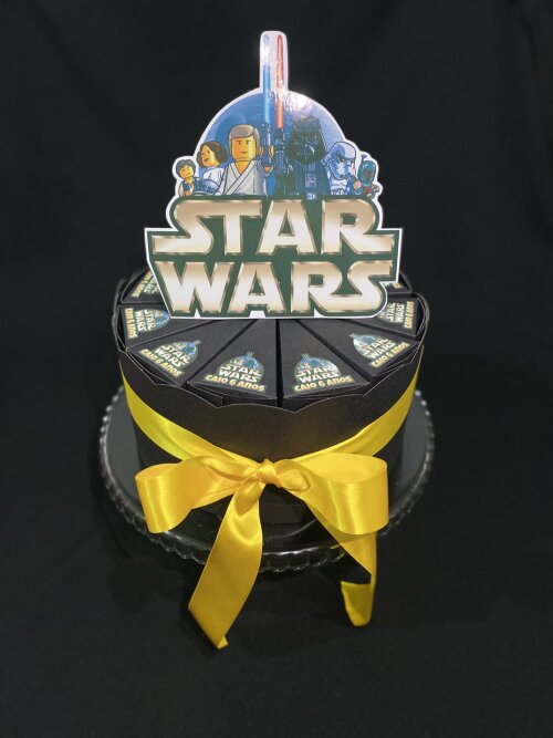Bolo de caixas star wars