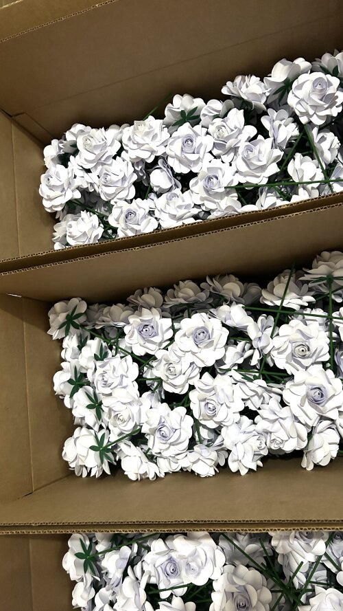 Flor em papel